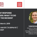 INCIDENT RESPONSE READINESS: WHAT TO DO BEFORE THE INCIDENT