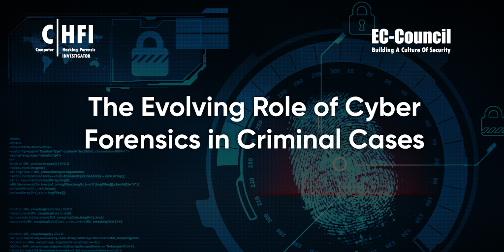 Role of Cyber Forensics in Criminal Cases