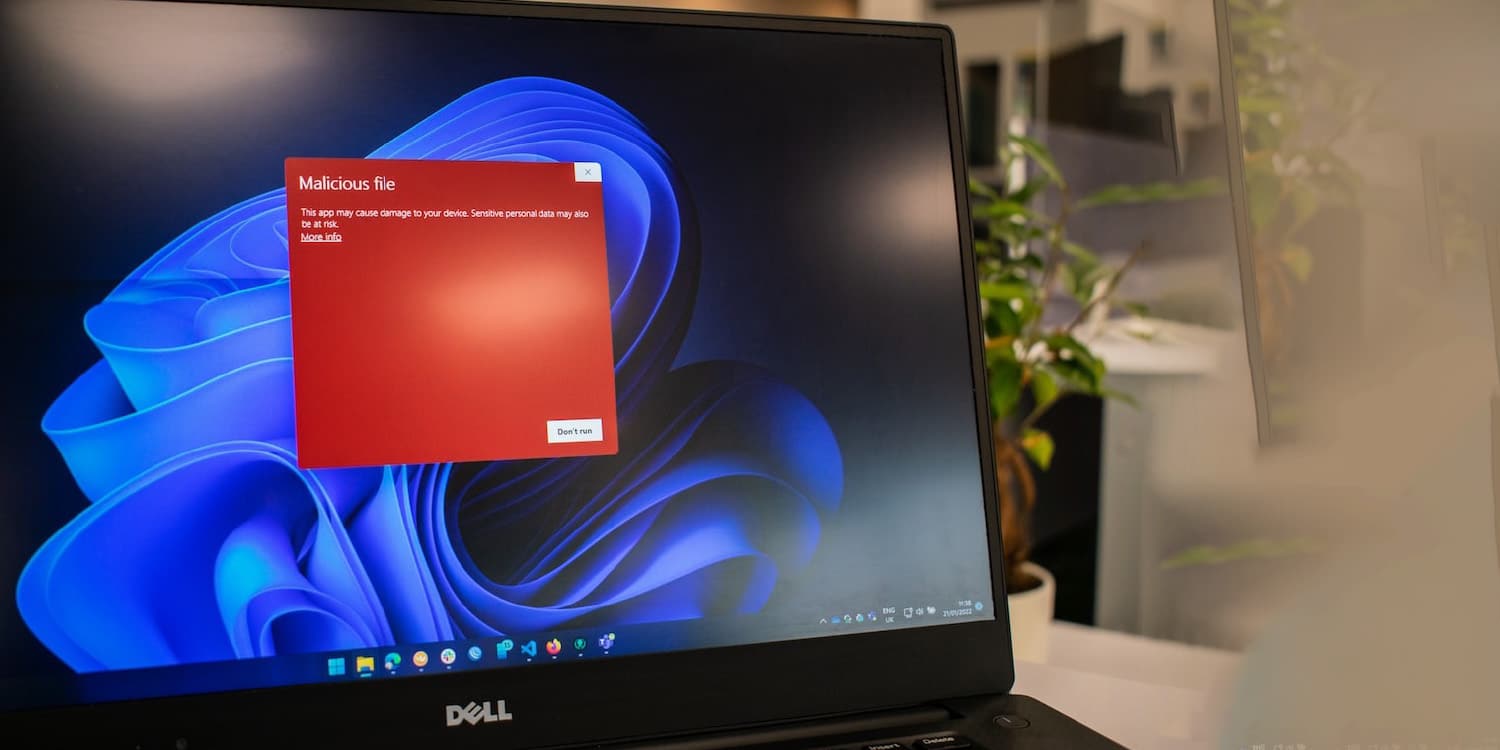 Malicious file identified on computer for malware reverse engineering network security threats